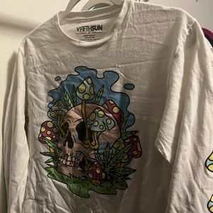 mushroom skull long sleeve